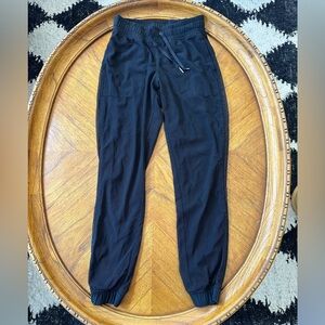 Black Mesh Lululemon Joggers
